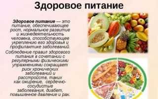 Что такое правильное питание: главное — кратко