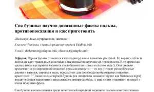 Бузина — Польза и Опасность для Здоровья