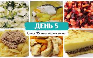 Диета 5 — Лучшие рецепты для здорового питания