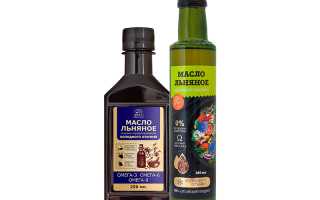 Применение нерафинированного льняного масла холодного отжима