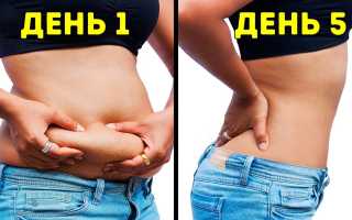 Как убрать живот за неделю — эффективные методы