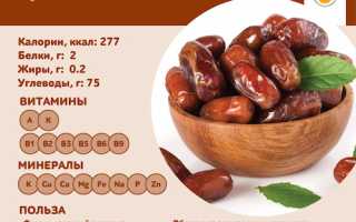 Состав и польза фиников для здоровья
