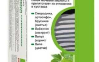 Травяные средства для выведения мочевой кислоты при подагре