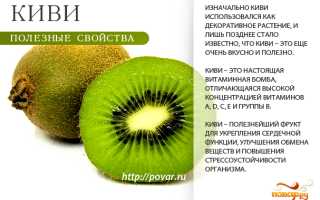 Киви — польза для мужского здоровья
