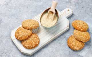 Польза кунжутного печенья для здоровья