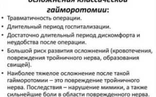 Осложнения после гайморотомии