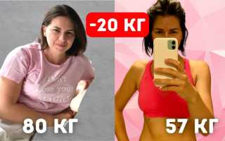 Как я похудела на 20 кг за месяц — реальная история
