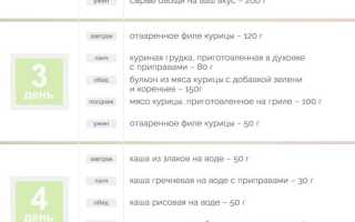 Меню диеты 6 лепестков — принципы и рецепты