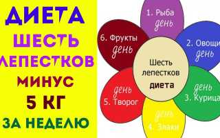 Диета Ромашка на 7 Дней — Полное Меню