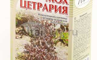 Цетрария исландский мох — применение и способ приготовления