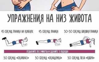 Эффективные способы убрать живот и бока