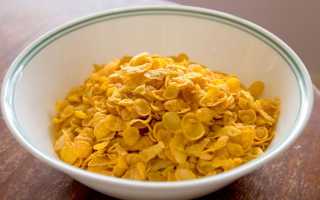 Кукурузные хлопья и подагра — можно ли есть?