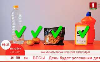 Быстрые способы избавления от запаха чеснока