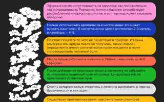 Как правильно использовать ароматерапию