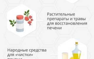 Лечение печени народными средствами в домашних условиях